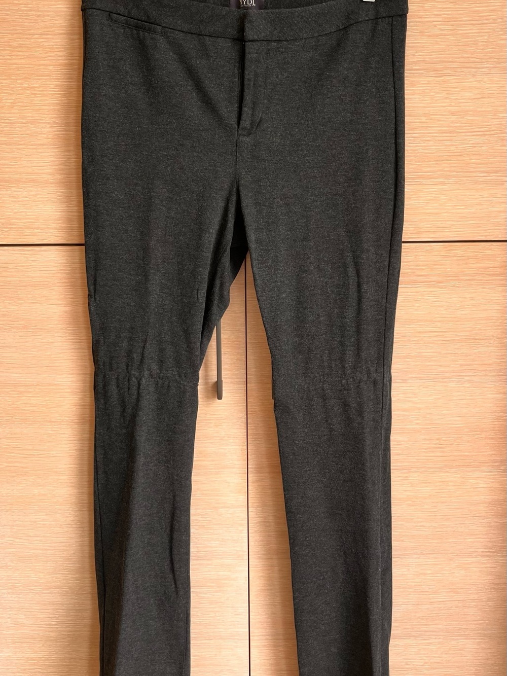 NYDJ Heathered Gray Straight-Leg Pants Size 12